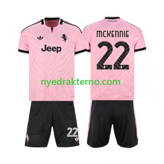 Juventus Fotballdrakt Weston McKennie 22 Barn Bortedraktsett 2026-2027 Kortermet