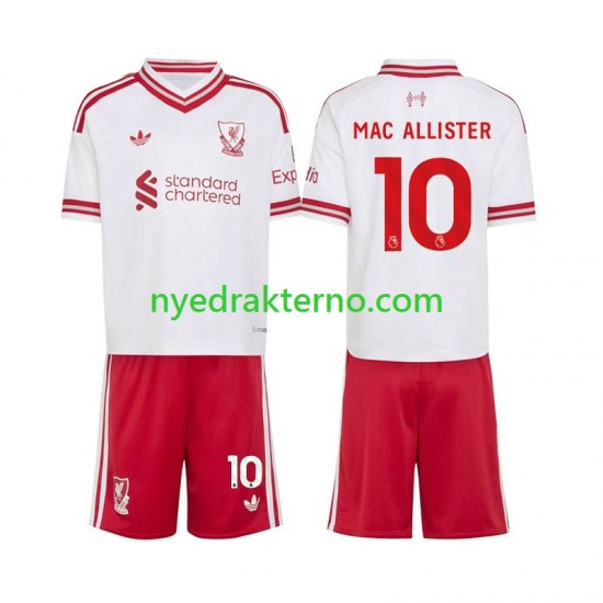 Liverpool Fotballdrakt Alexis Mac Allister 10 Barn Bortedraktsett 2026-2027 Kortermet