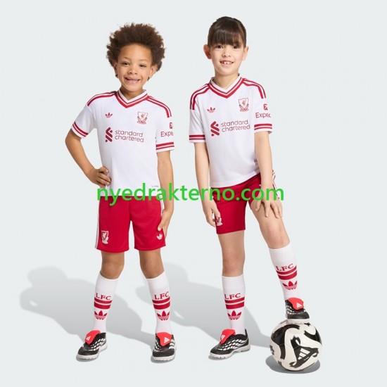 Liverpool Fotballdrakt Barn Bortedraktsett 2026-2027 Kortermet