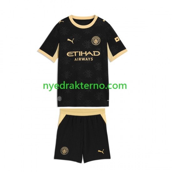 Manchester City Fotballdrakt Barn Bortedraktsett 2026-2027 Kortermet
