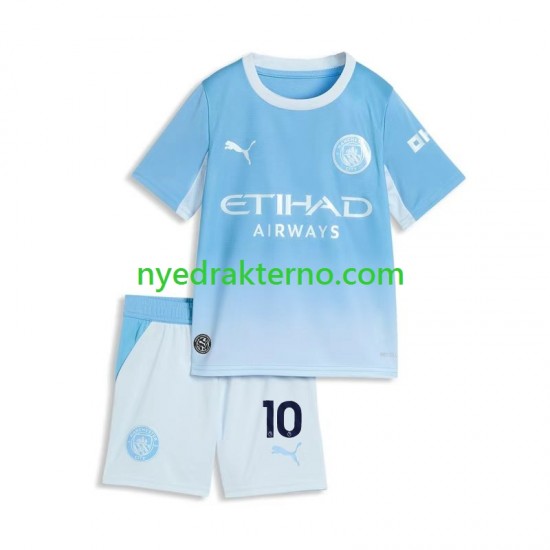 Manchester City Fotballdrakt Rayan Cherki 10 Barn Hjemmedraktsett 2026-2027 Kortermet