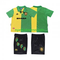 Manchester United Fotballdrakt 1992 Retro Barn Tredjedraktsett 1994 Kortermet