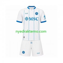 Napoli Fotballdrakt Barn Bortedraktsett 2026-2027 Kortermet