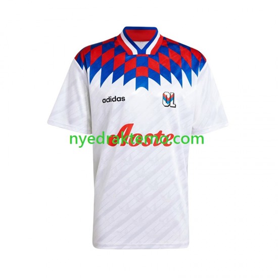 Olympique Lyonnais Fotballdrakt 1995 1996 Retro Herre Hjemmedraktsett Kortermet