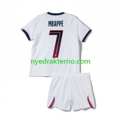 Paris Saint-Germain Fotballdrakt Mbappé Kylian 7 Barn Bortedraktsett 2026-2027 Kortermet