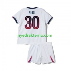 Paris Saint-Germain Fotballdrakt Lionel Messi 30 Barn Bortedraktsett 2026-2027 Kortermet