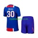 Paris Saint-Germain Fotballdrakt Lionel Messi 30 Barn Hjemmedraktsett 2026-2027 Kortermet