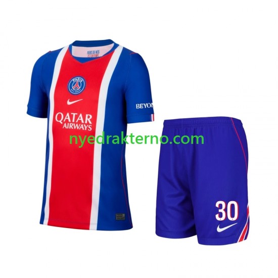 Paris Saint-Germain Fotballdrakt Lionel Messi 30 Barn Hjemmedraktsett 2026-2027 Kortermet