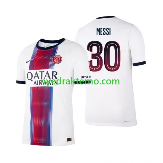 Paris Saint-Germain Fotballdrakt Lionel Messi 30 Herre Bortedraktsett 2026-2027 Kortermet