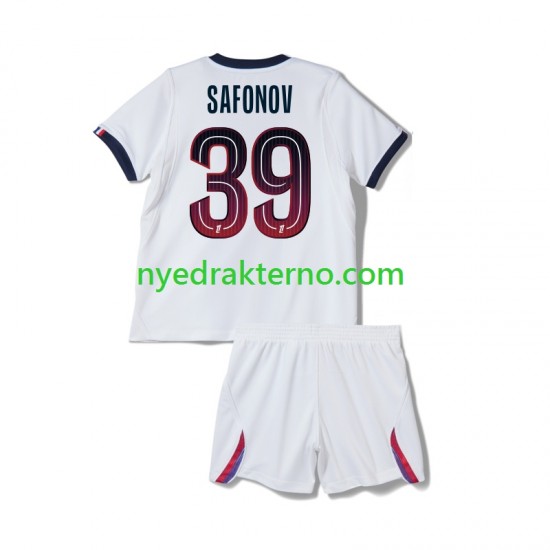 Paris Saint-Germain Fotballdrakt Matvey Safonov 39 Barn Bortedraktsett 2026-2027 Kortermet