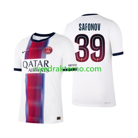 Paris Saint-Germain Fotballdrakt Matvey Safonov 39 Herre Bortedraktsett 2026-2027 Kortermet