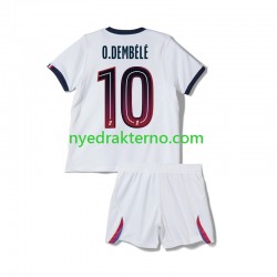 Paris Saint-Germain Fotballdrakt Ousmane Dembele 10 Barn Bortedraktsett 2026-2027 Kortermet