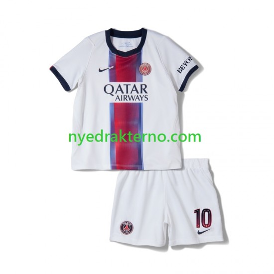 Paris Saint-Germain Fotballdrakt Ousmane Dembele 10 Barn Bortedraktsett 2026-2027 Kortermet