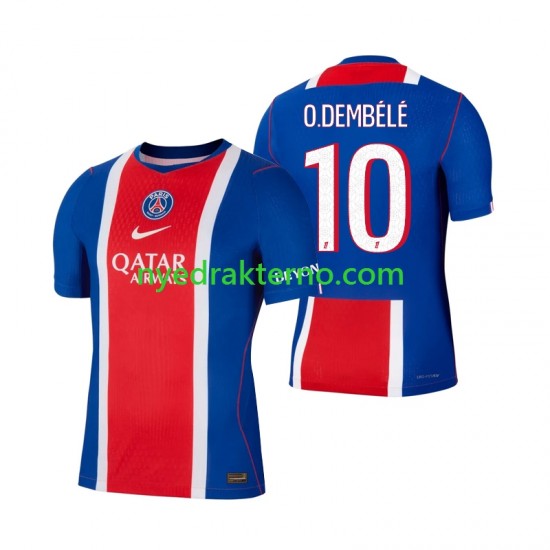 Paris Saint-Germain Fotballdrakt Ousmane Dembele 10 Herre Hjemmedraktsett 2026-2027 Kortermet