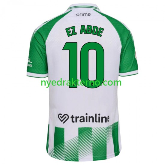 Real Betis Fotballdrakt Abde Ezzalzouli 10 Herre Hjemmedraktsett 2026-2027 Kortermet