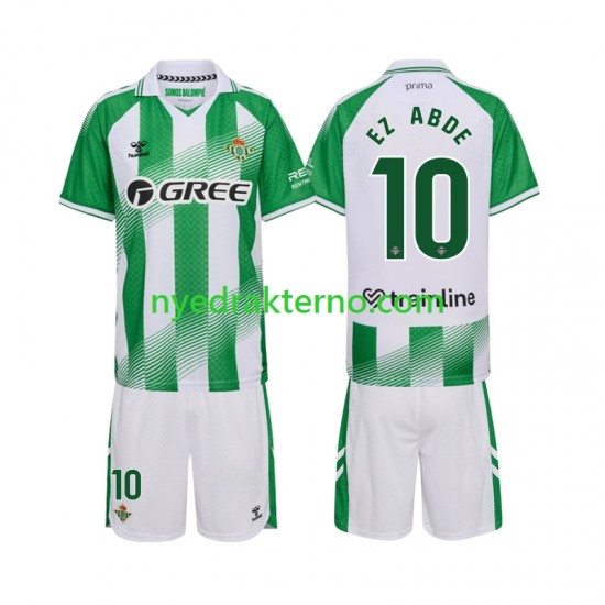Real Betis Fotballdrakt Ez Abde 10 Barn Hjemmedraktsett 2026-2027 Kortermet