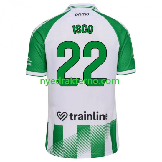 Real Betis Fotballdrakt Isco 22 Herre Hjemmedraktsett 2026-2027 Kortermet