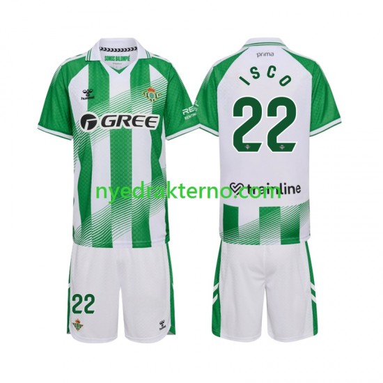 Real Betis Fotballdrakt Isco 22 Barn Hjemmedraktsett 2026-2027 Kortermet
