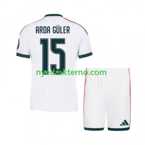 Real Madrid Fotballdrakt Arda Guler 15 Barn Hjemmedraktsett 2026-2027 Kortermet