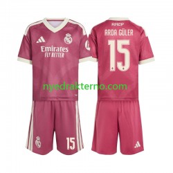 Real Madrid Fotballdrakt Arda Guler 15 Barn Tredjedraktsett 2026-2027 Kortermet
