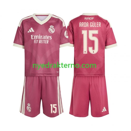 Real Madrid Fotballdrakt Arda Guler 15 Barn Tredjedraktsett 2026-2027 Kortermet