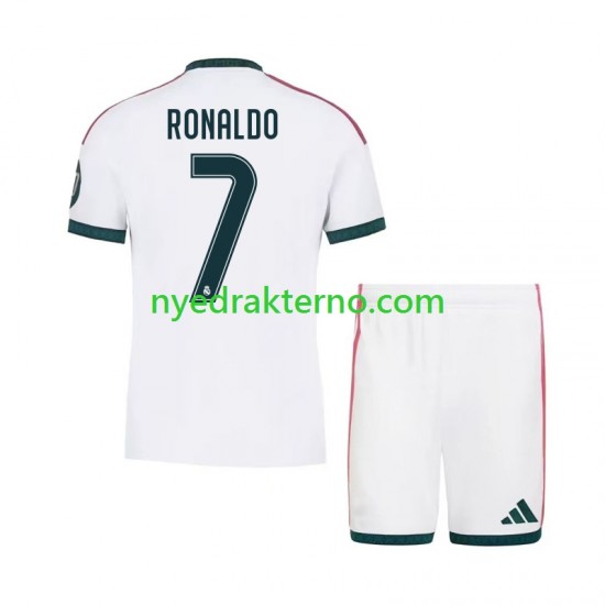 Real Madrid Fotballdrakt Cristiano Ronaldo 7 Barn Hjemmedraktsett 2026-2027 Kortermet