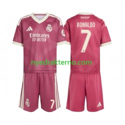 Real Madrid Fotballdrakt Cristiano Ronaldo 7 Barn Tredjedraktsett 2026-2027 Kortermet