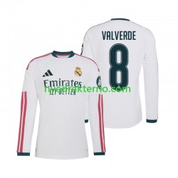 Real Madrid Fotballdrakt Federico Valverde 8 Herre Hjemmedraktsett 2026-2027 Langermet