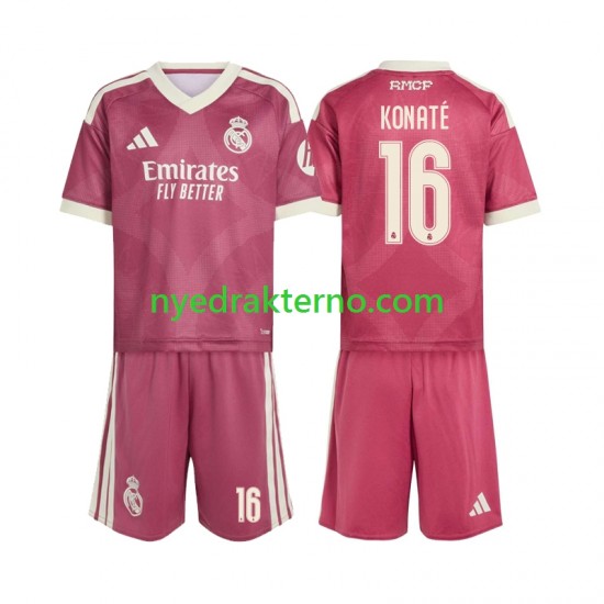 Real Madrid Fotballdrakt Ibrahima Konate 16 Barn Tredjedraktsett 2026-2027 Kortermet