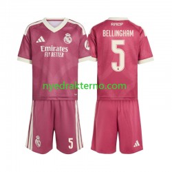 Real Madrid Fotballdrakt Jude Bellingham 5 Barn Tredjedraktsett 2026-2027 Kortermet