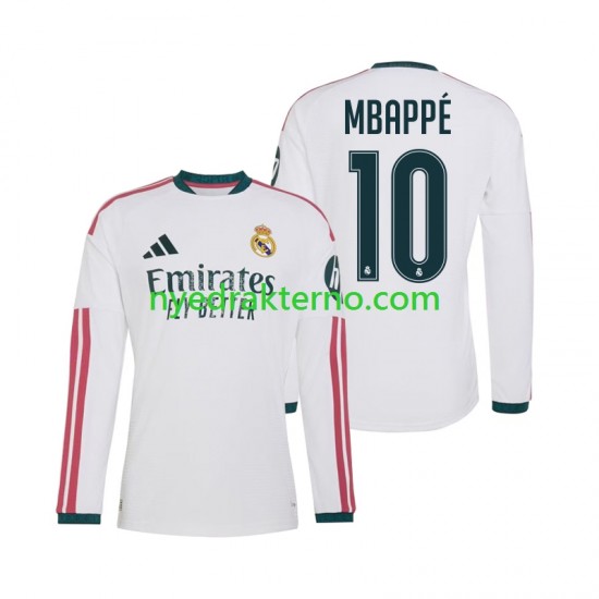 Real Madrid Fotballdrakt Mbappé Kylian 10 Herre Hjemmedraktsett 2026-2027 Langermet