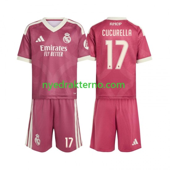 Real Madrid Fotballdrakt Marc Cucurella 17 Barn Tredjedraktsett 2026-2027 Kortermet