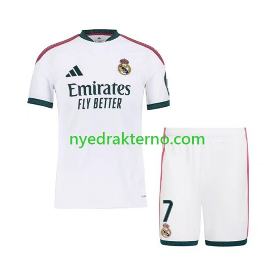 Real Madrid Fotballdrakt Vinicius Junior 7 Barn Hjemmedraktsett 2026-2027 Kortermet