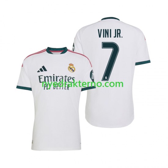 Real Madrid Fotballdrakt Vinicius Junior 7 Herre Hjemmedraktsett 2026-2027 Kortermet