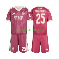 Real Madrid Fotballdrakt Yan Diomande 25 Barn Tredjedraktsett 2026-2027 Kortermet