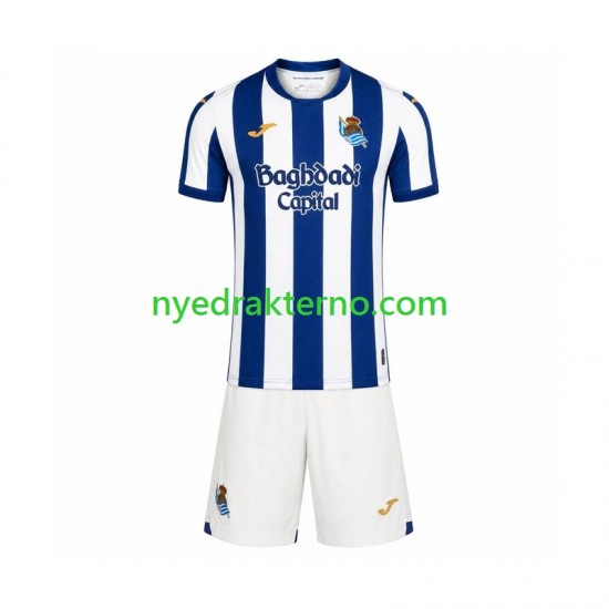 Real Sociedad Fotballdrakt Barn Hjemmedraktsett 2026-2027 Kortermet