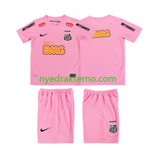 Fotballdrakt Santos 2012 2013 Retro Barn Fjerdedraktsett Kortermet