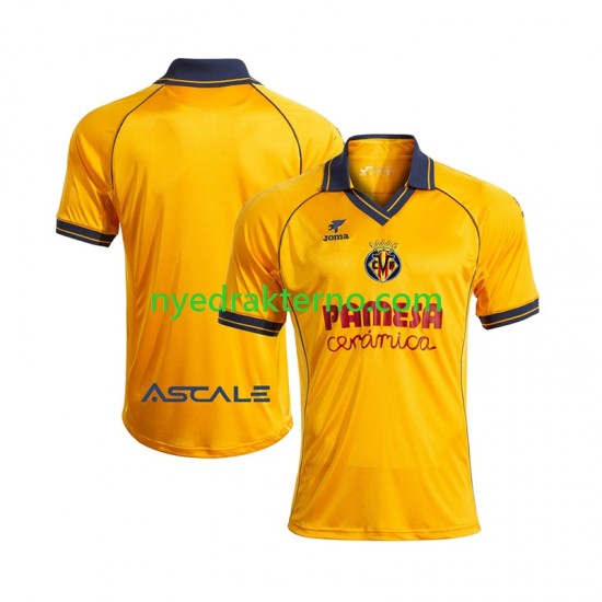 Villarreal CF Fotballdrakt Retro Herre Hjemmedraktsett 2025-2026 Kortermet
