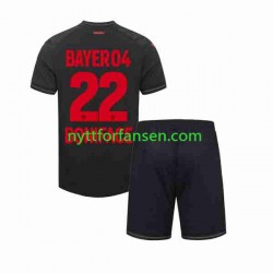 Bayer 04 Leverkusen Fotballdrakt Victor Boniface 22 Barn Hjemmedraktsett 2023-2024 Kortermet
