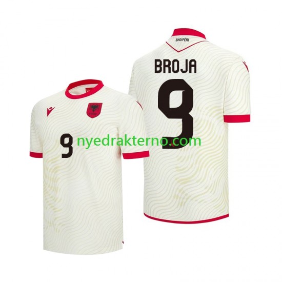 Albania Fotballdrakt Armando Broja 9 Herre Bortedraktsett Fotball-VM 2026 Kortermet