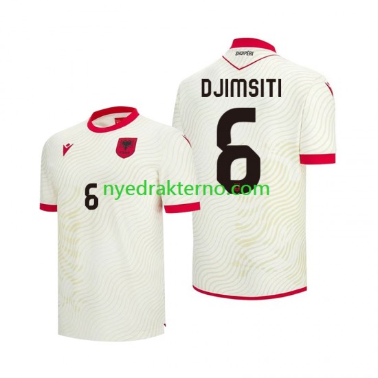 Albania Fotballdrakt Berat Djimsiti 6 Herre Bortedraktsett Fotball-VM 2026 Kortermet