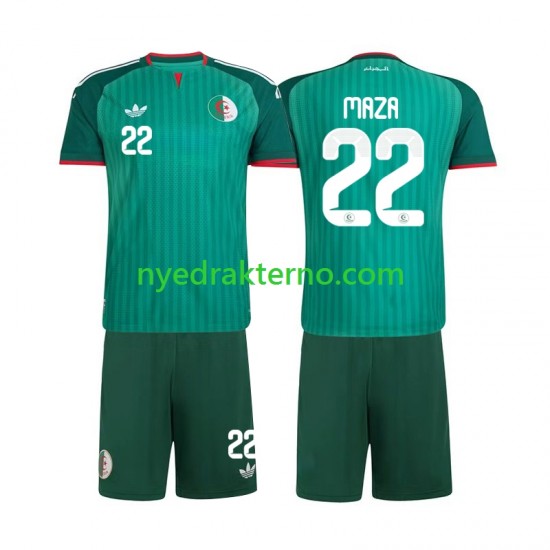 Algerie Fotballdrakt Ibrahim Maza 22 Barn Bortedraktsett 2026 Kortermet