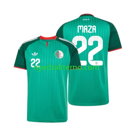 Algerie Fotballdrakt Ibrahim Maza 22 Herre Bortedraktsett 2026 Kortermet