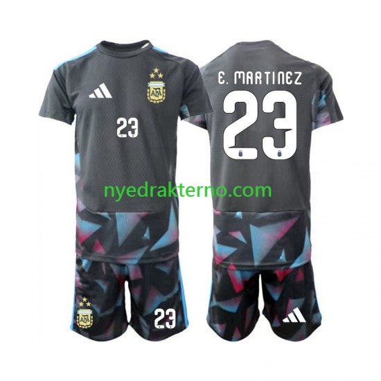 Argentina Fotballdrakt Emiliano Martinez 23 Keeper Barn Hjemmedraktsett Fotball-VM 2026 Kortermet