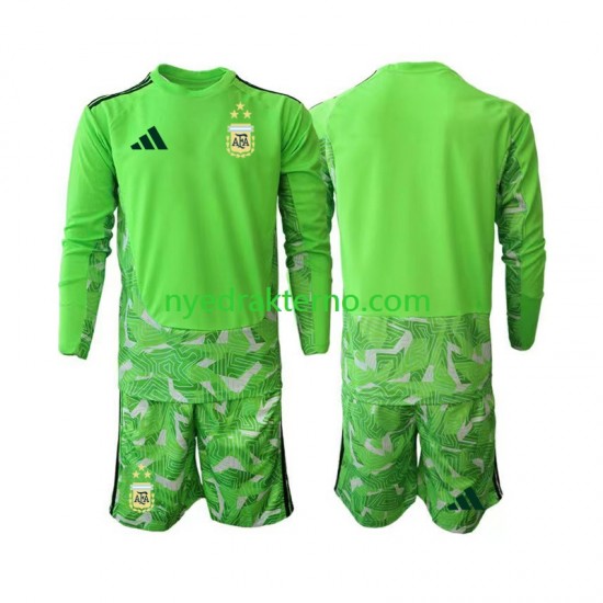 Argentina Fotballdrakt Keeper Barn Tredjedraktsett Fotball-VM 2026 Langermet