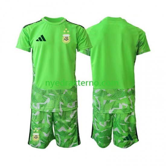 Argentina Fotballdrakt Keeper Barn Tredjedraktsett Fotball-VM 2026 Kortermet