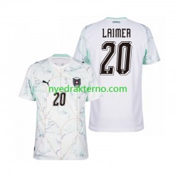 Østerrike Fotballdrakt Konrad Laimer 20 Herre Bortedraktsett Fotball-VM 2026 Kortermet