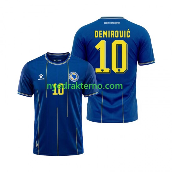 Bosnia Hercegovina Fotballdrakt Ermedin Demirovic 10 Herre Hjemmedraktsett Fotball-VM 2026 Kortermet