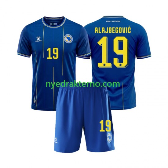 Bosnia Hercegovina Fotballdrakt Kerim Alajbegovic 19 Barn Hjemmedraktsett Fotball-VM 2026 Kortermet