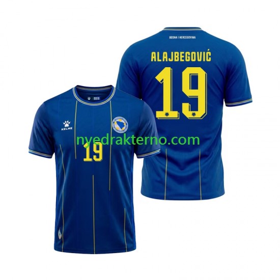 Bosnia Hercegovina Fotballdrakt Kerim Alajbegovic 19 Herre Hjemmedraktsett Fotball-VM 2026 Kortermet